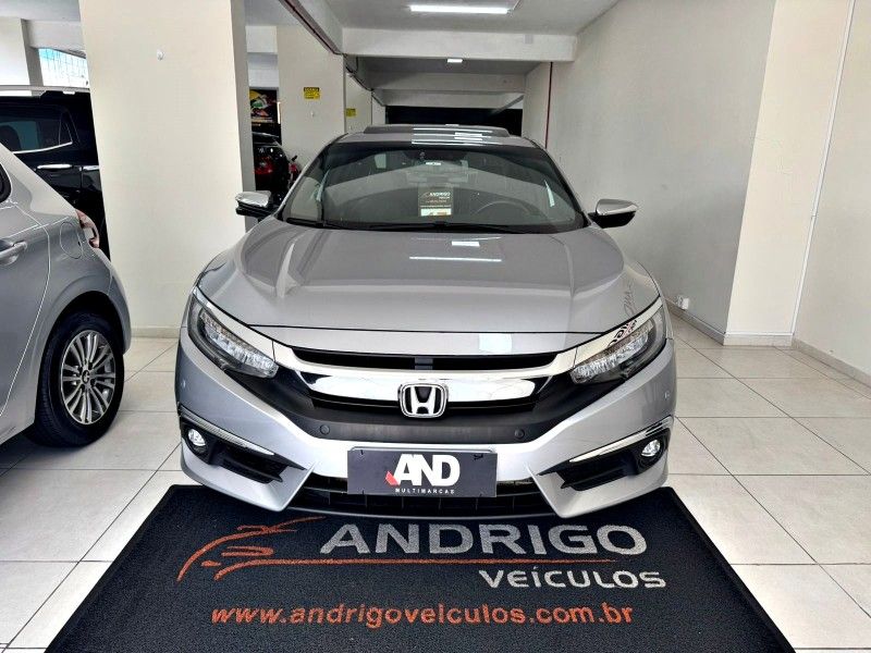HONDA CIVIC 1.5 16V TOURING TURBO 2016/2017 ANDRIGO VEÍCULOS CAXIAS DO SUL / Carros no Vale