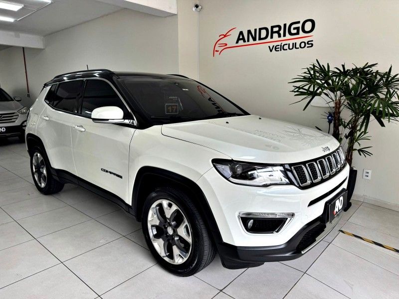 JEEP COMPASS 2.0 16V LIMITED 2017/2017 ANDRIGO VEÍCULOS CAXIAS DO SUL / Carros no Vale JEEP COMPASS 2.0 16V LIMITED 2017/2017 ANDRIGO VEÍCULOS CAXIAS DO SUL / Carros no Vale