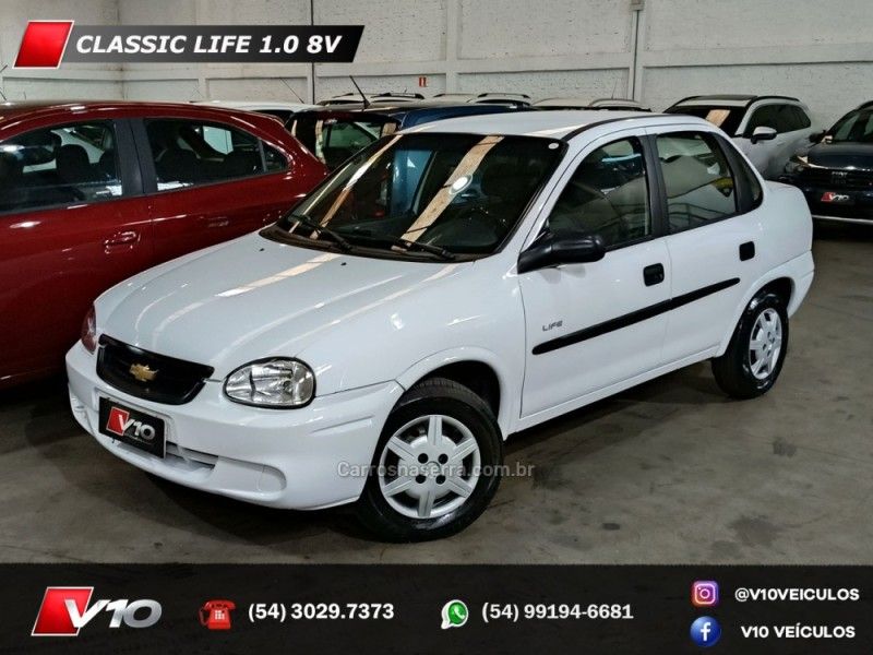 CHEVROLET CLASSIC 1.0 MPFI LIFE 8V 2009/2009 V10 VEÍCULOS CAXIAS DO SUL / Carros no Vale