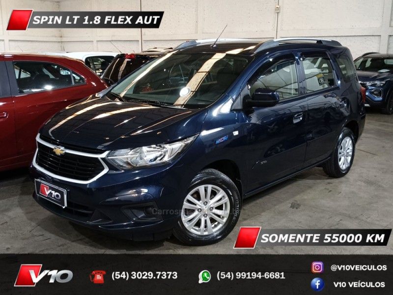 CHEVROLET SPIN 1.8 LT 8V 2019/2020 V10 VEÍCULOS CAXIAS DO SUL / Carros no Vale CHEVROLET SPIN 1.8 LT 8V 2019/2020 V10 VEÍCULOS CAXIAS DO SUL / Carros no Vale