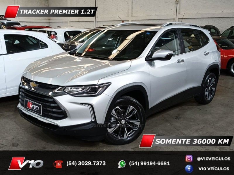 CHEVROLET TRACKER 1.2 12V PREMIER TURBO 2020/2021 V10 VEÍCULOS CAXIAS DO SUL / Carros no Vale