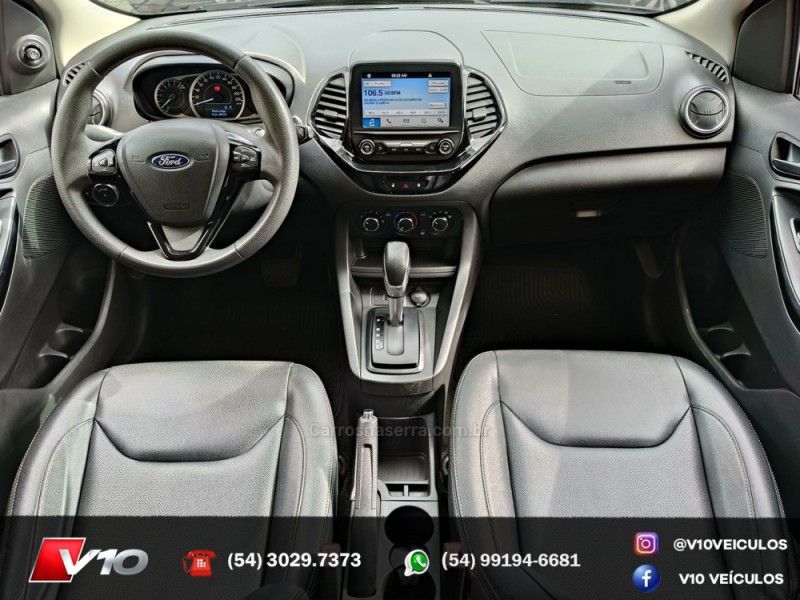 FORD KA 1.5 SEDAN TITANIUM 12V 2019/2020 V10 VEÍCULOS CAXIAS DO SUL / Carros no Vale