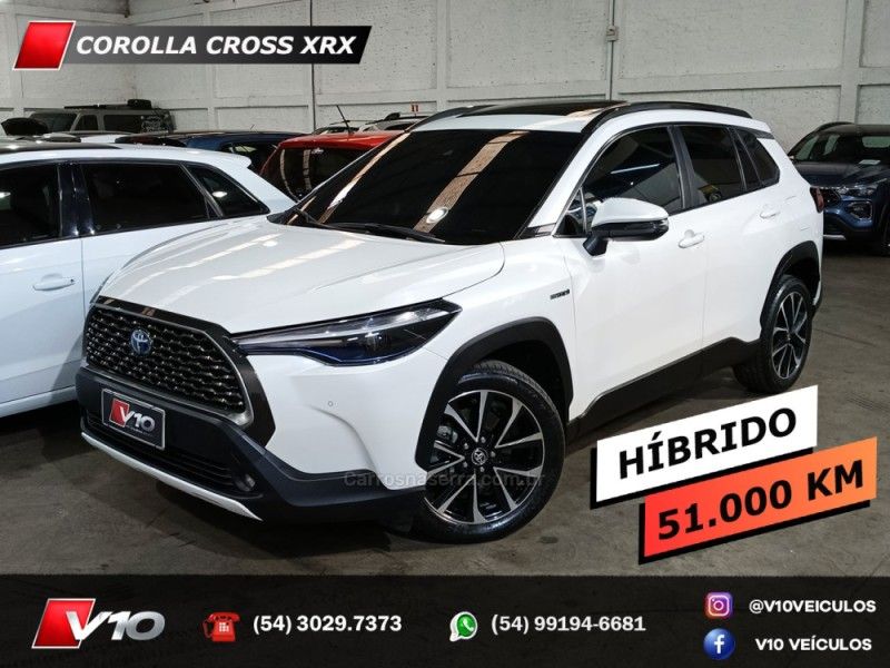 TOYOTA COROLLA 1.8 CROSS XRX 16V HÍBRIDO 2022/2023 V10 VEÍCULOS CAXIAS DO SUL / Carros no Vale