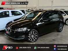 VOLKSWAGEN GOLF 1.4 TSI HIGHLINE 16V 2013/2014 V10 VEÍCULOS CAXIAS DO SUL / Carros no Vale