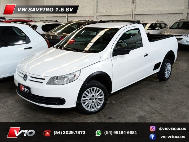 VOLKSWAGEN SAVEIRO 1.6 MI CS 8V G.III 2012/2013 V10 VEÍCULOS CAXIAS DO SUL / Carros no Vale