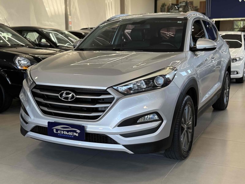 HYUNDAI TUCSON 1.6 16V T-GDI GL ECOSHIFT 2017/2018 LEHMEN VEÍCULOS VENÂNCIO AIRES / Carros no Vale