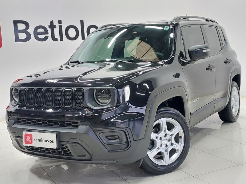 JEEP RENEGADE 1.3 T270 TURBO FLEX SPORT AT6 2022/2023 BETIOLO NOVOS E SEMINOVOS LAJEADO / Carros no Vale JEEP RENEGADE 1.3 T270 TURBO FLEX SPORT AT6 2022/2023 BETIOLO NOVOS E SEMINOVOS LAJEADO / Carros no Vale