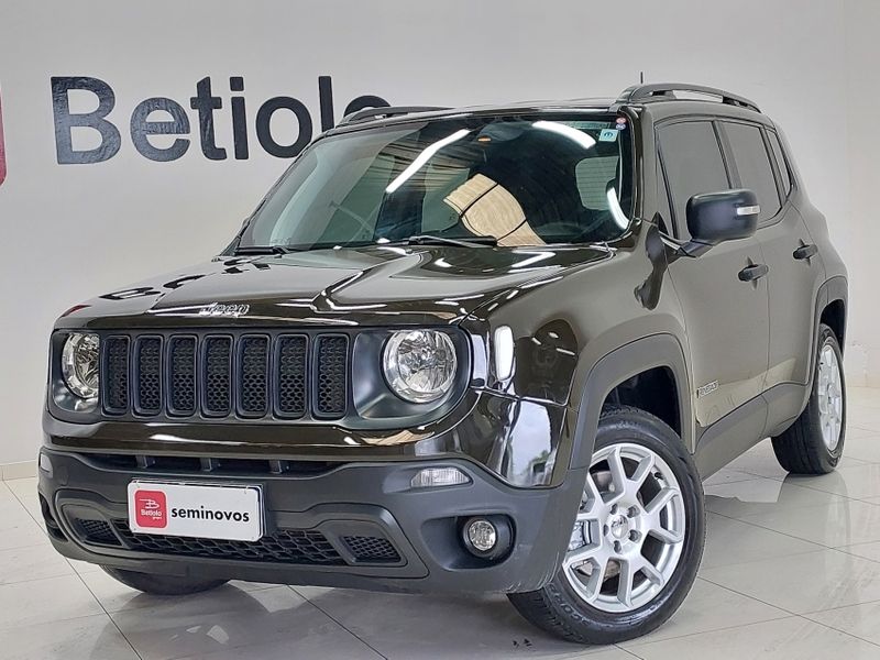 JEEP RENEGADE 1.8 16V FLEX SPORT 4P AUTOMÁTICO 2020/2021 BETIOLO NOVOS E SEMINOVOS LAJEADO / Carros no Vale JEEP RENEGADE 1.8 16V FLEX SPORT 4P AUTOMÁTICO 2020/2021 BETIOLO NOVOS E SEMINOVOS LAJEADO / Carros no Vale