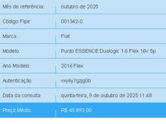 Fiat PUNTO 1.6 ESSENCE 16V FLEX 4P AUTOMATIZADO 2016/2016 BETIOLO NOVOS E SEMINOVOS LAJEADO / Carros no Vale