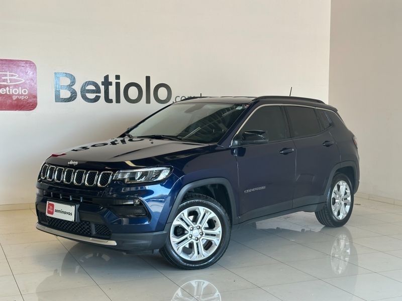 JEEP COMPASS 1.3 T270 TURBO FLEX LONGITUDE AT6 2022/2022 BETIOLO NOVOS E SEMINOVOS LAJEADO / Carros no Vale