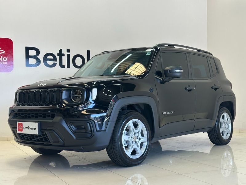 JEEP RENEGADE 1.3 T270 TURBO FLEX SPORT AT6 2023/2024 BETIOLO NOVOS E SEMINOVOS LAJEADO / Carros no Vale