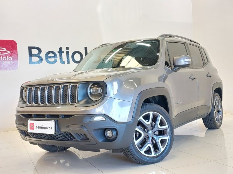 JEEP RENEGADE 1.8 16V FLEX LONGITUDE 4P AUTOMÁTICO 2021/2021 BETIOLO NOVOS E SEMINOVOS LAJEADO / Carros no Vale