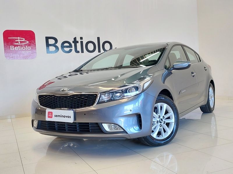 KIA CERATO 1.6 SX 16V FLEX 4P AUTOMÁTICO 2018/2019 BETIOLO NOVOS E SEMINOVOS LAJEADO / Carros no Vale