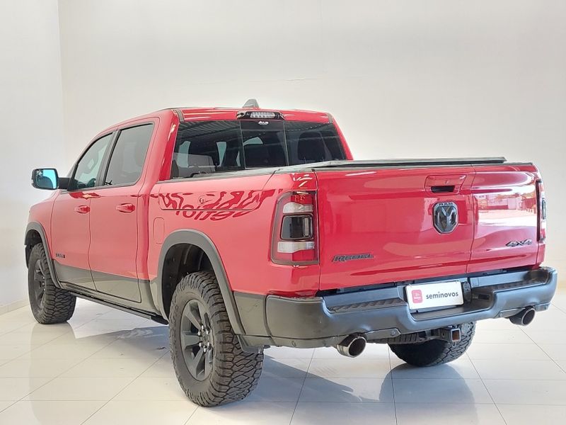 Ram 1500 5.7 V8 GASOLINA REBEL CD 4X4 AUTOMÁTICO 2021/2021 BETIOLO NOVOS E SEMINOVOS LAJEADO / Carros no Vale