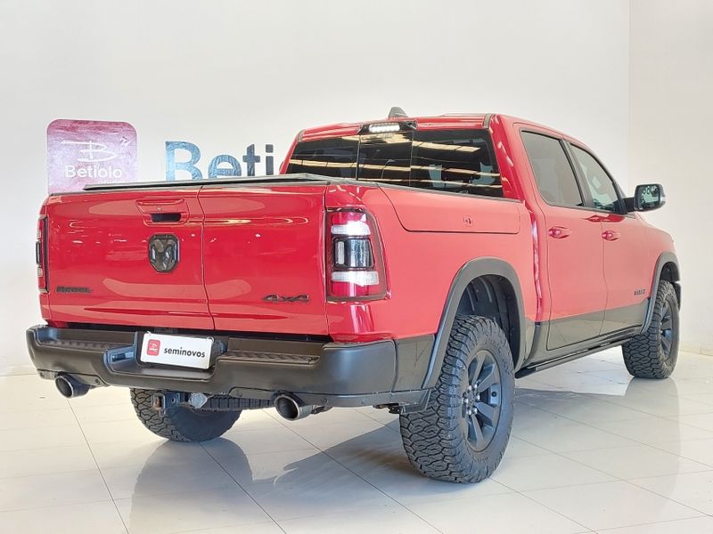 Ram 1500 5.7 V8 GASOLINA REBEL CD 4X4 AUTOMÁTICO 2021/2021 BETIOLO NOVOS E SEMINOVOS LAJEADO / Carros no Vale