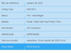 Volkswagen PARATI 1.6 MI 8V FLEX 4P MANUAL G.IV 2011/2012 BETIOLO NOVOS E SEMINOVOS LAJEADO / Carros no Vale