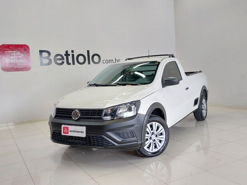 Volkswagen SAVEIRO 1.6 MSI ROBUST CS 16V FLEX 2P MANUAL 2022/2023 BETIOLO NOVOS E SEMINOVOS LAJEADO / Carros no Vale Volkswagen SAVEIRO 1.6 MSI ROBUST CS 16V FLEX 2P MANUAL 2022/2023 BETIOLO NOVOS E SEMINOVOS LAJEADO / Carros no Vale
