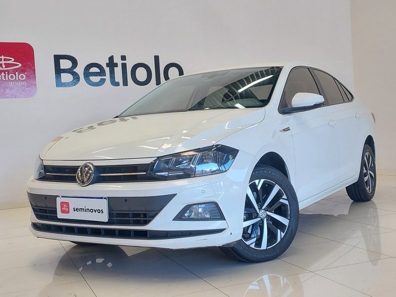 Volkswagen VIRTUS 1.0 200 TSI COMFORTLINE AUTOMÁTICO 2022/2022 BETIOLO NOVOS E SEMINOVOS LAJEADO / Carros no Vale