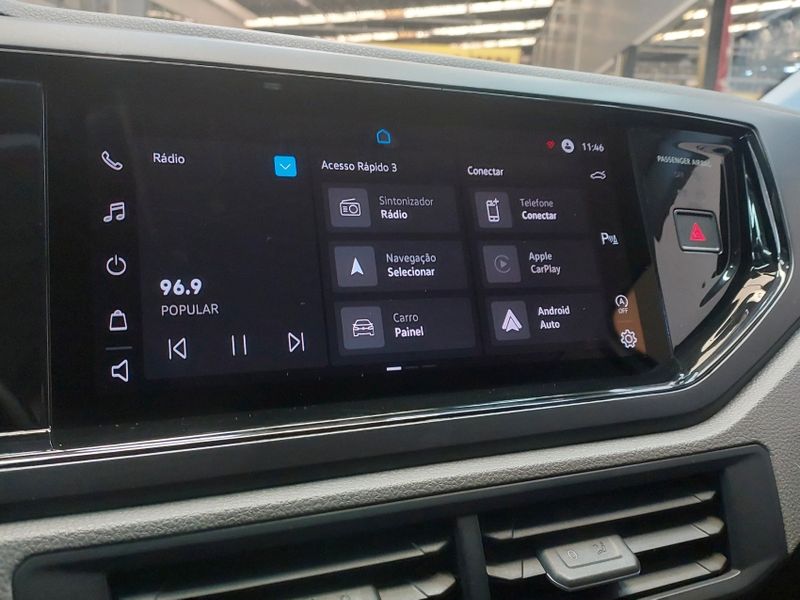 Volkswagen VIRTUS 1.0 200 TSI COMFORTLINE AUTOMÁTICO 2022/2022 BETIOLO NOVOS E SEMINOVOS LAJEADO / Carros no Vale