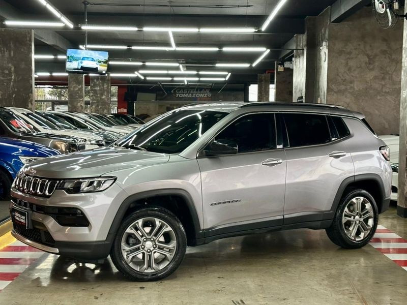 JEEP COMPASS 1.3 T270 TURBO FLEX LONGITUDE AT6 2022/2023 CASTELLAN E TOMAZONI MOTORS CAXIAS DO SUL / Carros no Vale