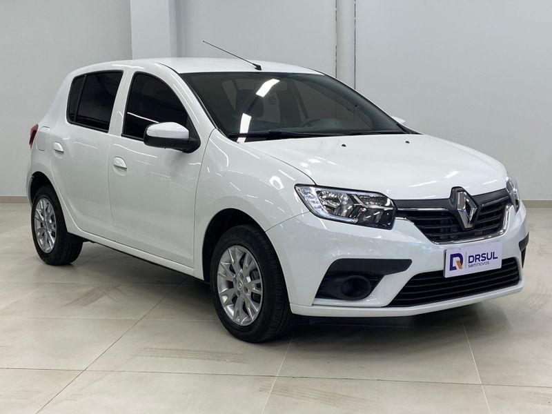 Renault SANDERO 1.0 12V SCE FLEX ZEN MANUAL 2020/2021 DRSUL SEMINOVOS CAXIAS DO SUL – LAJEADO – SANTA CRUZ DO SUL / Carros no Vale