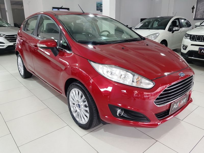Ford FIESTA 1.6 TITANIUM HATCH 16V FLEX 4P POWERSHIFT 2014/2015 ADVANT AUTOMÓVEIS CAXIAS DO SUL / Carros no Vale