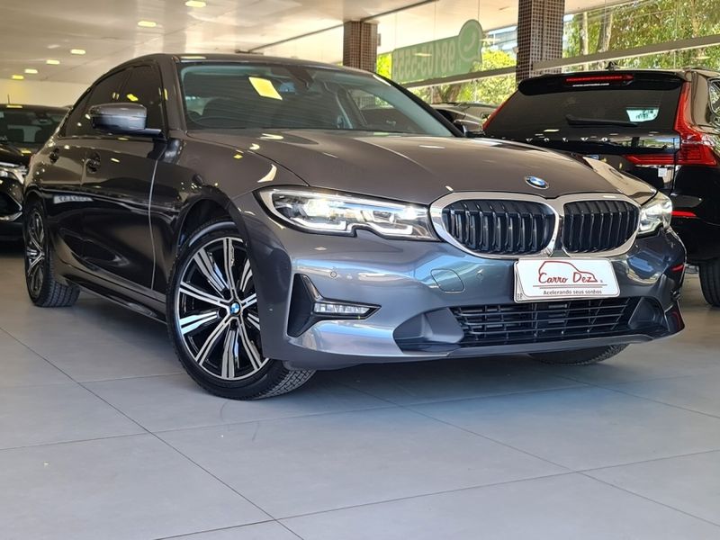 BMW 320i 2.0 16V TURBO GASOLINA GP AUTOMÁTICO 2020/2021 CARRO DEZ NOVO HAMBURGO / Carros no Vale