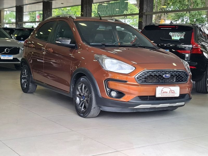 Ford KA 1.5 TI-VCT FLEX FREESTYLE AUTOMÁTICO 2018/2019 CARRO DEZ NOVO HAMBURGO / Carros no Vale