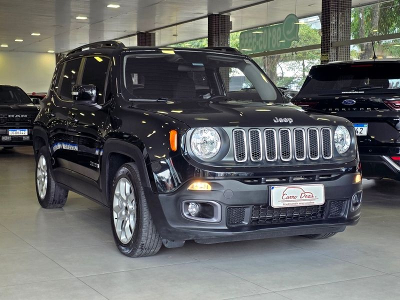 JEEP RENEGADE 1.8 16V FLEX LONGITUDE 4P AUTOMÁTICO 2015/2016 CARRO DEZ NOVO HAMBURGO / Carros no Vale