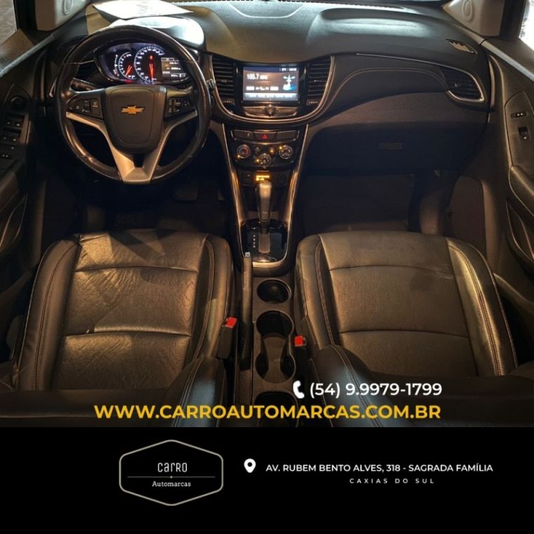 Chevrolet TRACKER 1.4 16V TURBO FLEX PREMIER AUTOMÁTICO 2018/2018 CARRO AUTOMARCAS CAXIAS DO SUL / Carros no Vale