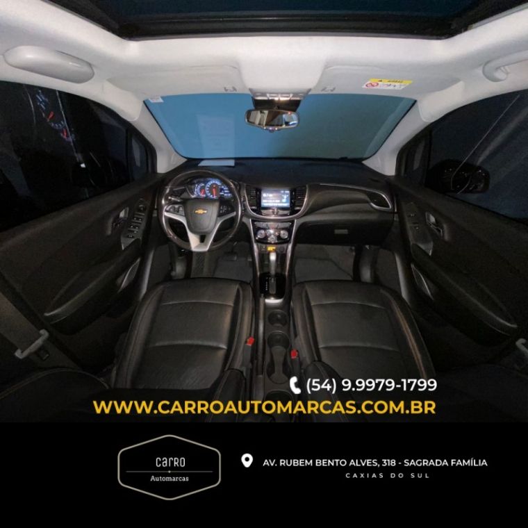 Chevrolet TRACKER 1.4 16V TURBO FLEX PREMIER AUTOMÁTICO 2018/2018 CARRO AUTOMARCAS CAXIAS DO SUL / Carros no Vale