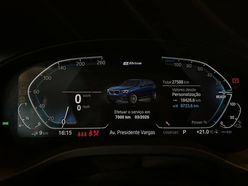 BMW X3 XDRIVE 30e Turbo Aut (HÃ­brido) 2021/2021 CONCEPT MOTORS PASSO FUNDO / Carros no Vale