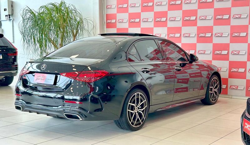 Mercedes-Benz C-300 AMG Line 2.0 TB (Híbrido) 2022/2022 PC VEÍCULOS SANTA CRUZ DO SUL / Carros no Vale