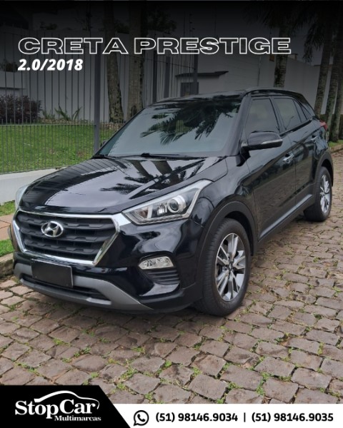 HYUNDAI CRETA 2.0 PRESTIGE 16V 2018/2018 STOPCAR MULTIMARCAS ESTRELA / Carros no Vale