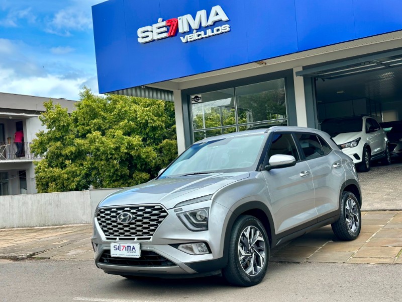 HYUNDAI CRETA LIMITED 1.0 TURBO 2021/2022 SÉTIMA VEÍCULOS GUAPORÉ / Carros no Vale