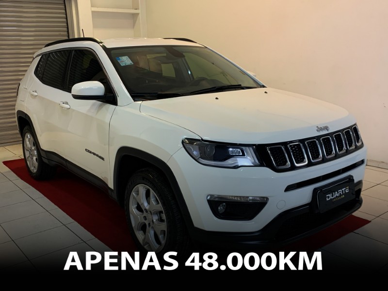JEEP COMPASS 2.0 16V FLEX LONGITUDE AUTOMÁTICO 2021/2021 DUARTE VEÍCULOS PORTO ALEGRE / Carros no Vale