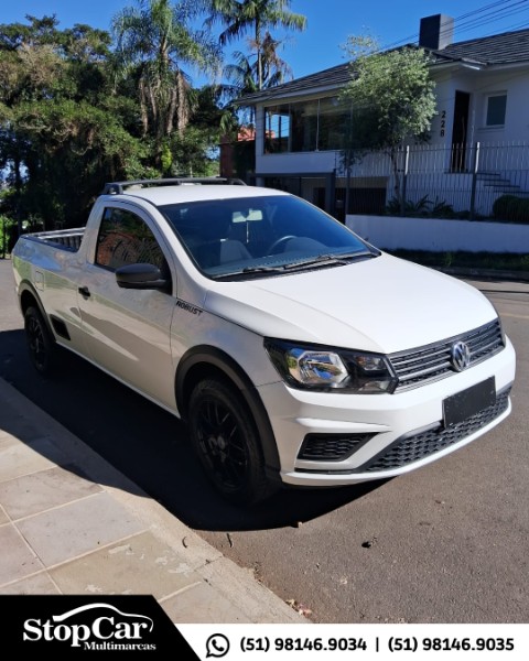 VOLKSWAGEN SAVEIRO ROBUST 1.6 TOTAL FLEX 8V 2020/2020 STOPCAR MULTIMARCAS ESTRELA / Carros no Vale