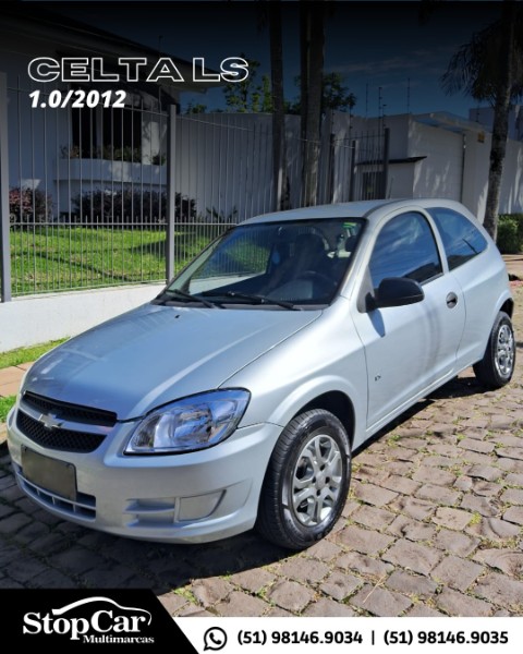 CHEVROLET CELTA 1.0 LS 8V 2012/2012 STOPCAR MULTIMARCAS ESTRELA / Carros no Vale