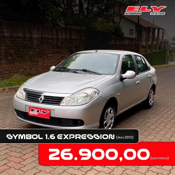 RENAULT SYMBOL EXPRESSION 1.6 2012/2012 ELY AUTOMÓVEIS LAJEADO / Carros no Vale