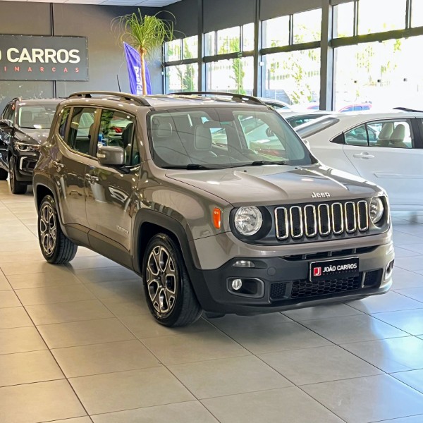 JEEP RENEGADE 1.8 LONGITUDE 16V 2018/2018 JOÃO CARROS MULTIMARCAS GUAPORÉ / Carros no Vale
