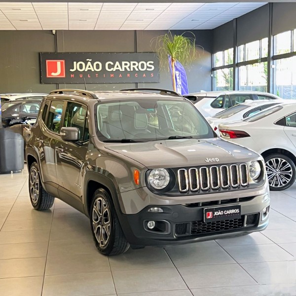 JEEP RENEGADE 1.8 LONGITUDE 16V 2018/2018 JOÃO CARROS MULTIMARCAS GUAPORÉ / Carros no Vale