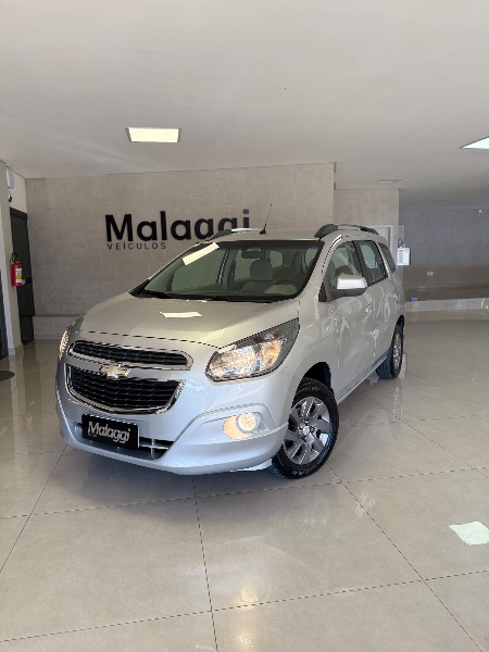 CHEVROLET SPIN 1.8 LTZ 8V FLEX 4P AUTOMÁTICO 2014/2014 MALAGGI VEÍCULOS ENCANTADO / Carros no Vale
