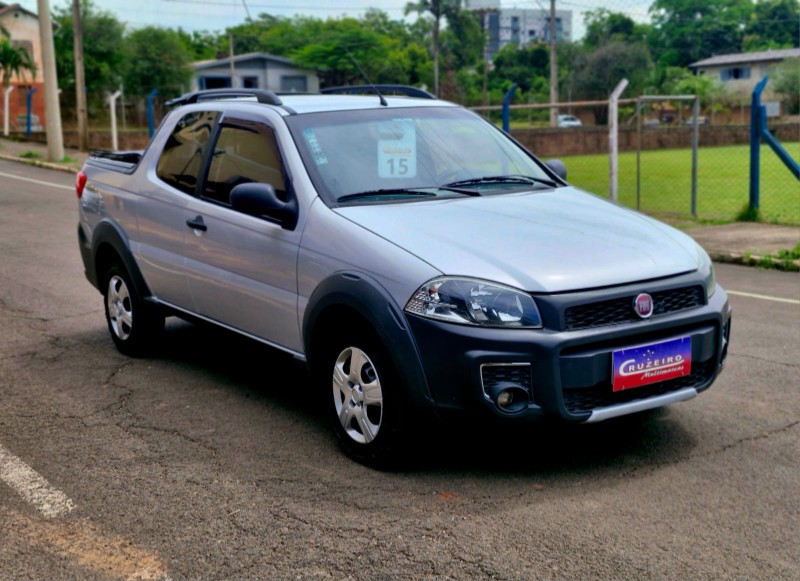 FIAT STRADA 1.4 MPI HARD WORKING CD 8V FLEX 3P MANUAL 2014/2015 CRUZEIRO MULTIMARCAS CRUZEIRO DO SUL / Carros no Vale