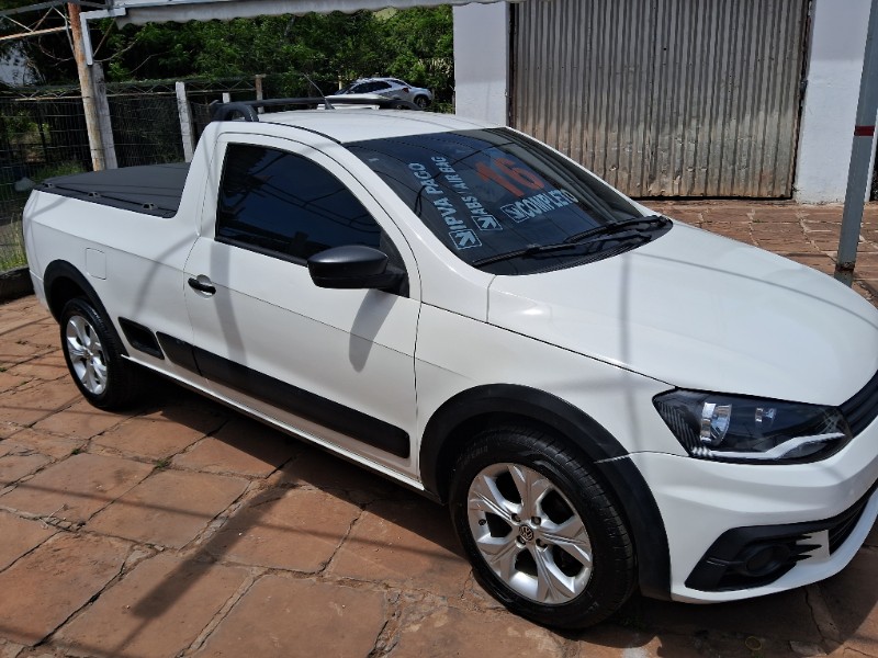 VOLKSWAGEN SAVEIRO TRENDLINE 1.6 FLEX 2016/2016 SCHAEFER AUTOMÓVEIS TEUTÔNIA / Carros no Vale
