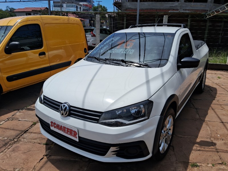 VOLKSWAGEN SAVEIRO TRENDLINE 1.6 FLEX 2016/2016 SCHAEFER AUTOMÓVEIS TEUTÔNIA / Carros no Vale