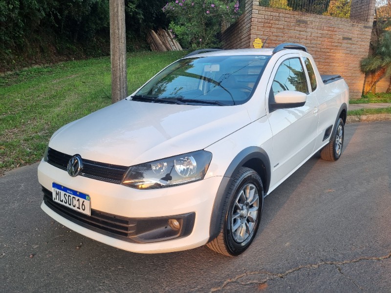 VOLKSWAGEN SAVEIRO TRENDLINE 1.6 T.FLEX 8V 2014/2014 MG VEÍCULOS ARROIO DO MEIO / Carros no Vale