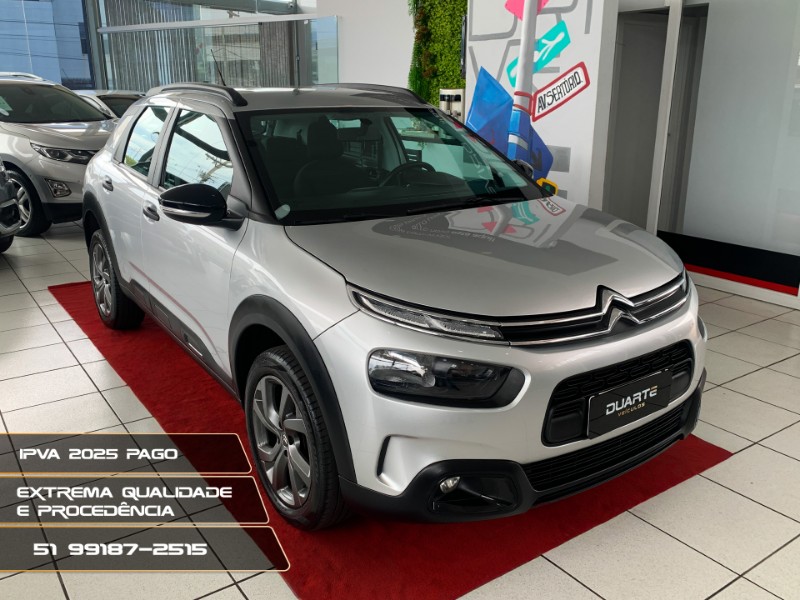 CITROEN C4 CACTUS SHINE PACK THP 2021/2022 DUARTE VEÍCULOS PORTO ALEGRE / Carros no Vale CITROEN C4 CACTUS SHINE PACK THP 2021/2022 DUARTE VEÍCULOS PORTO ALEGRE / Carros no Vale