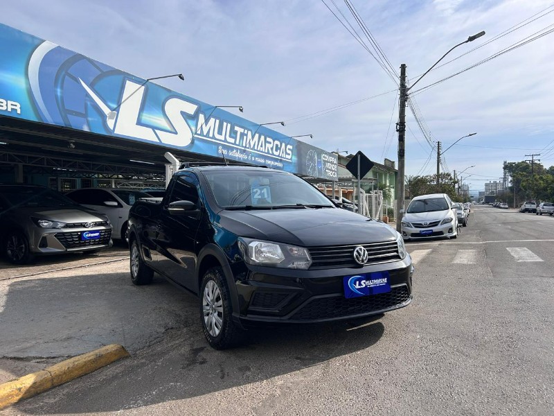 VOLKSWAGEN SAVEIRO TRENDLINE 1.6 T.FLEX 8V 2021/2021 LS MULTIMARCAS VENÂNCIO AIRES / Carros no Vale