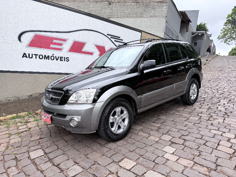 KIA SORENTO 2.5 EX 4X4 16V TURBO INTERCOOLER DIESEL 4P AUTOMÁTICO 2006/2006 ELY AUTOMÓVEIS LAJEADO / Carros no Vale