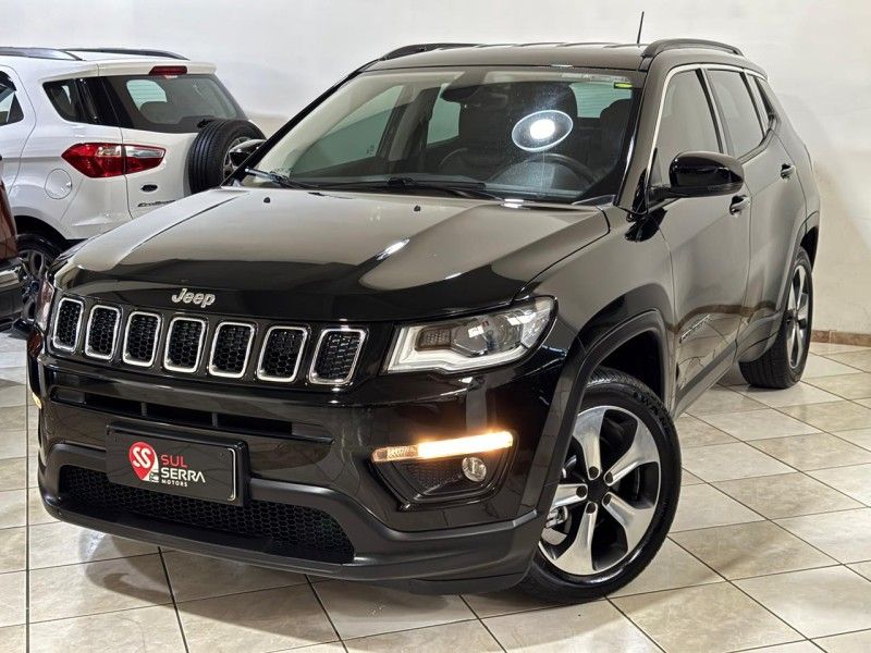 JEEP COMPASS 2.0 16V LONGITUDE 2018/2018 SUL SERRA MOTORS CAXIAS DO SUL / Carros no Vale